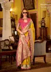 Sabarmati Silk By Rajpath Soft Silk With Contrast Border Saree Exporters In India